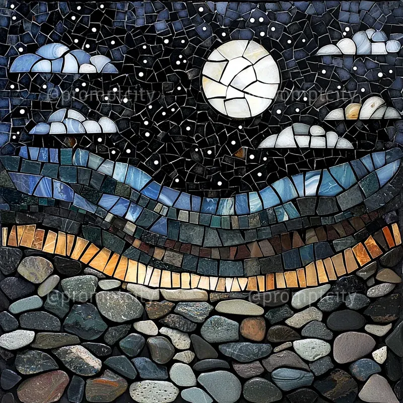 Natural Stone Mosaic Art