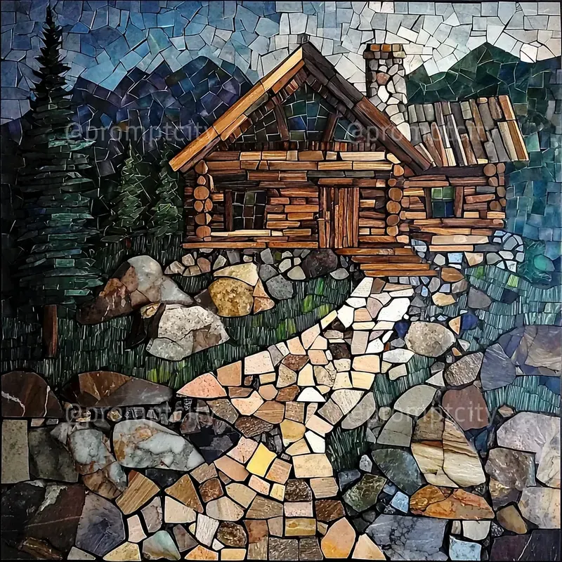 Natural Stone Mosaic Art