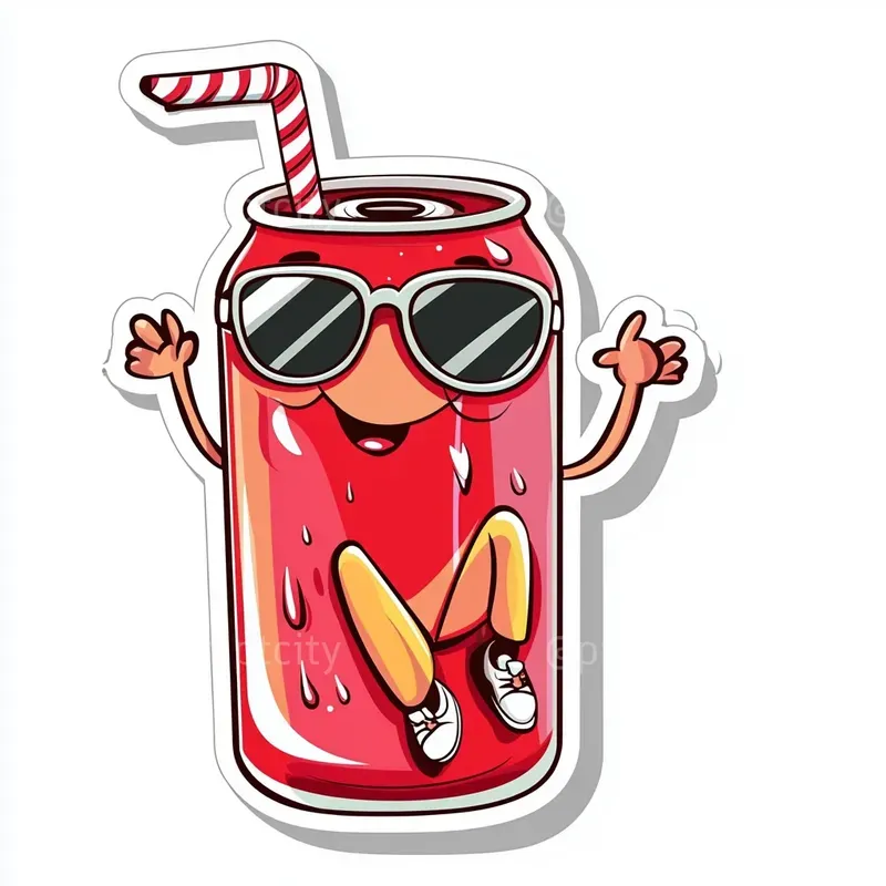Bold Cartoon Stickers In Calarts Style