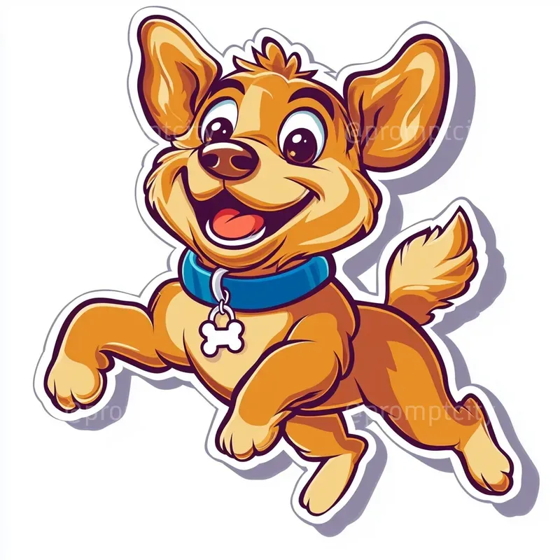 Bold Cartoon Stickers In Calarts Style