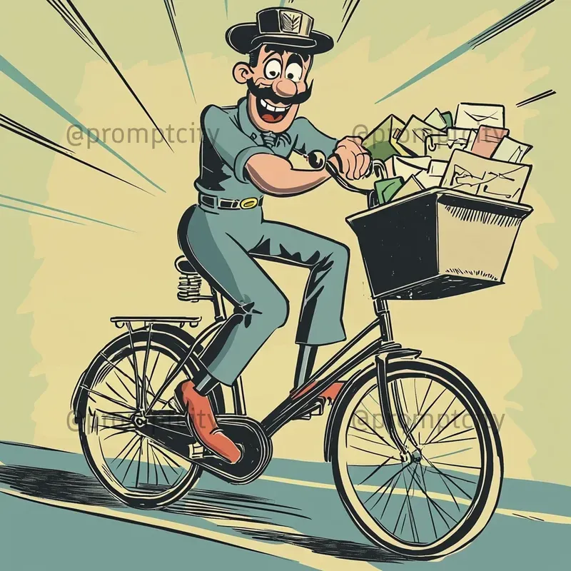 Classic Newspaper Comic Art Style