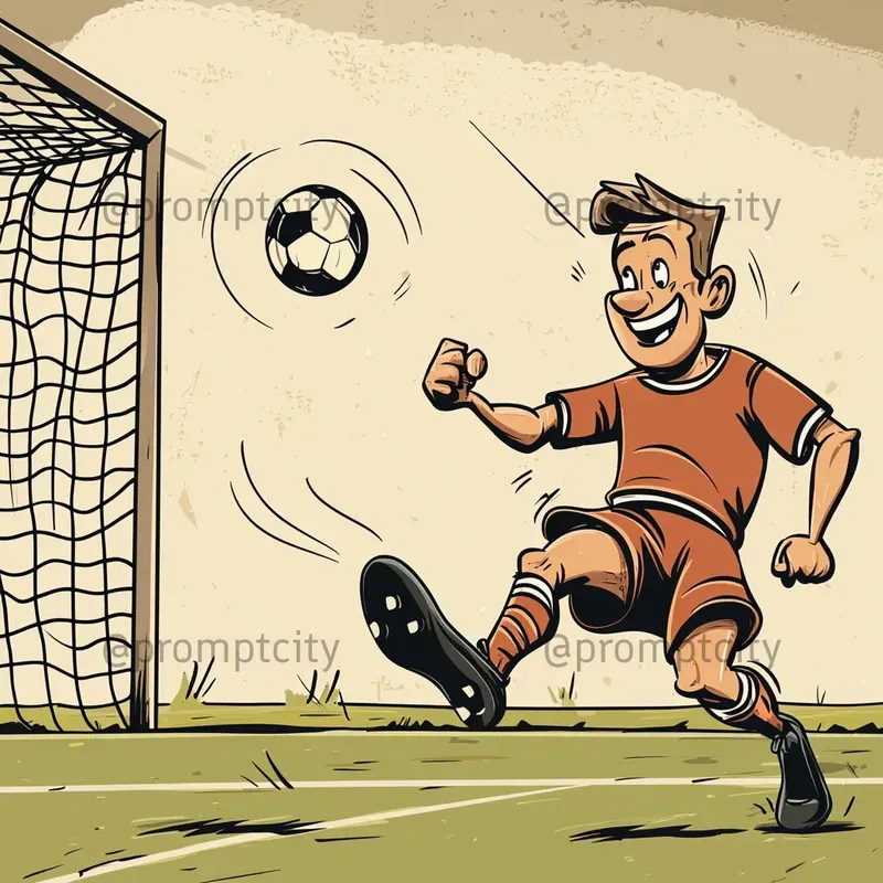 Classic Newspaper Comic Art Style