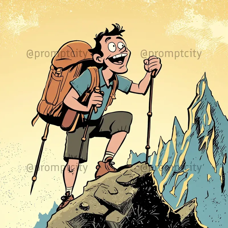 Classic Newspaper Comic Art Style