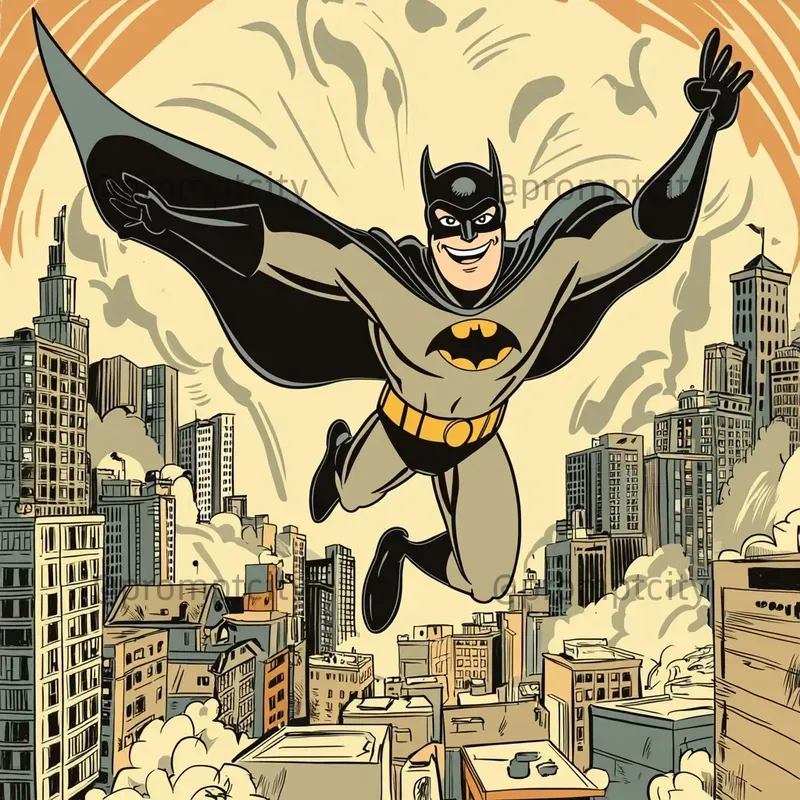 Classic Newspaper Comic Art Style