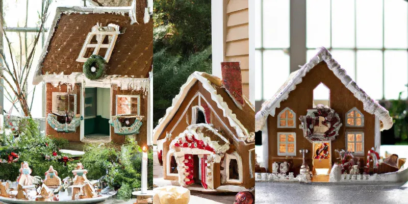 Christmas Gingerbread Catalogue Scenes generated by undefined