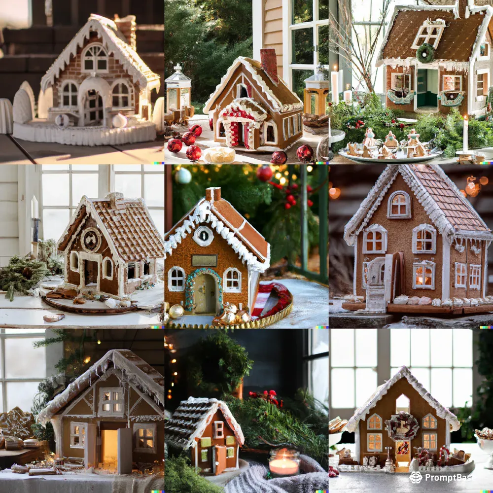 Christmas Gingerbread Catalogue Scenes