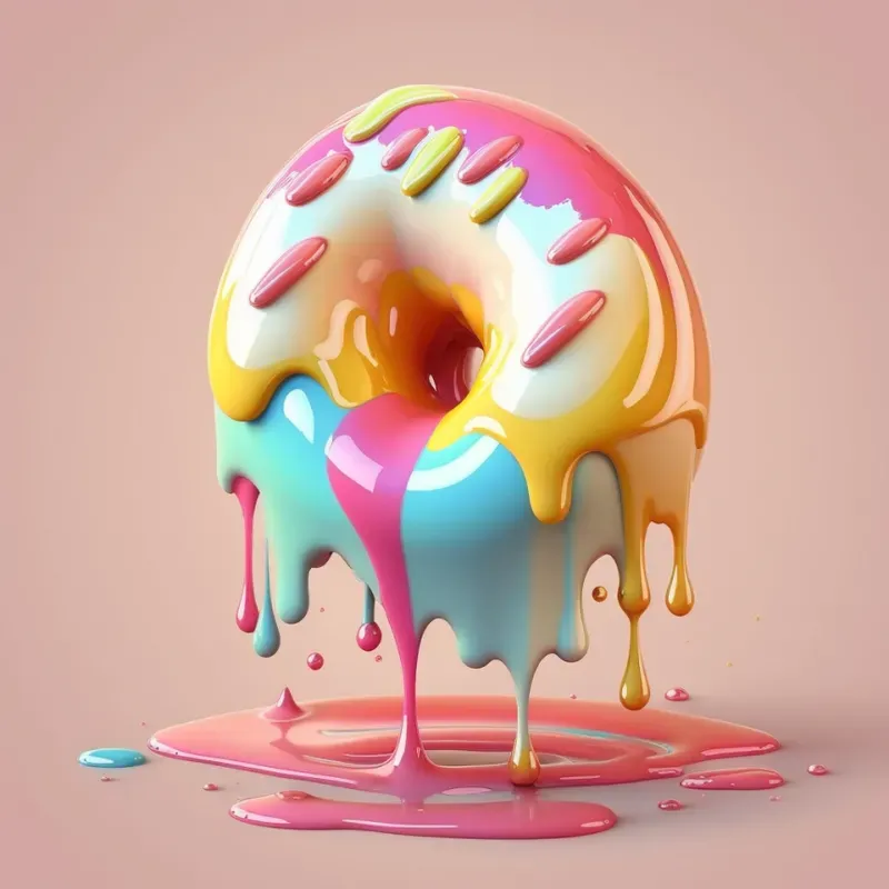 Custom Colorful Slime Logodesigns