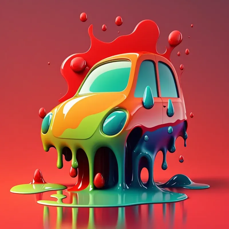Custom Colorful Slime Logodesigns