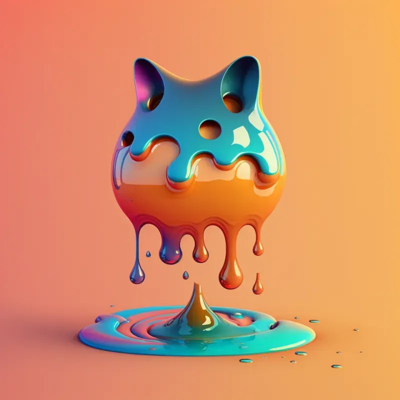 Custom Colorful Slime Logodesigns