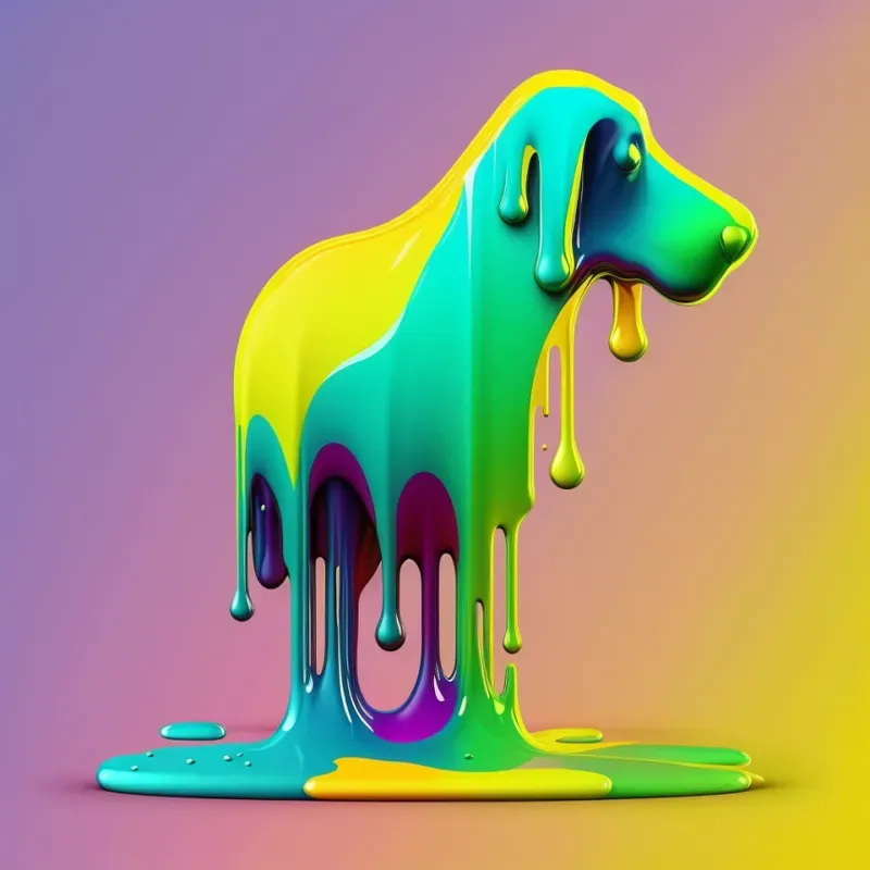 Custom Colorful Slime Logodesigns