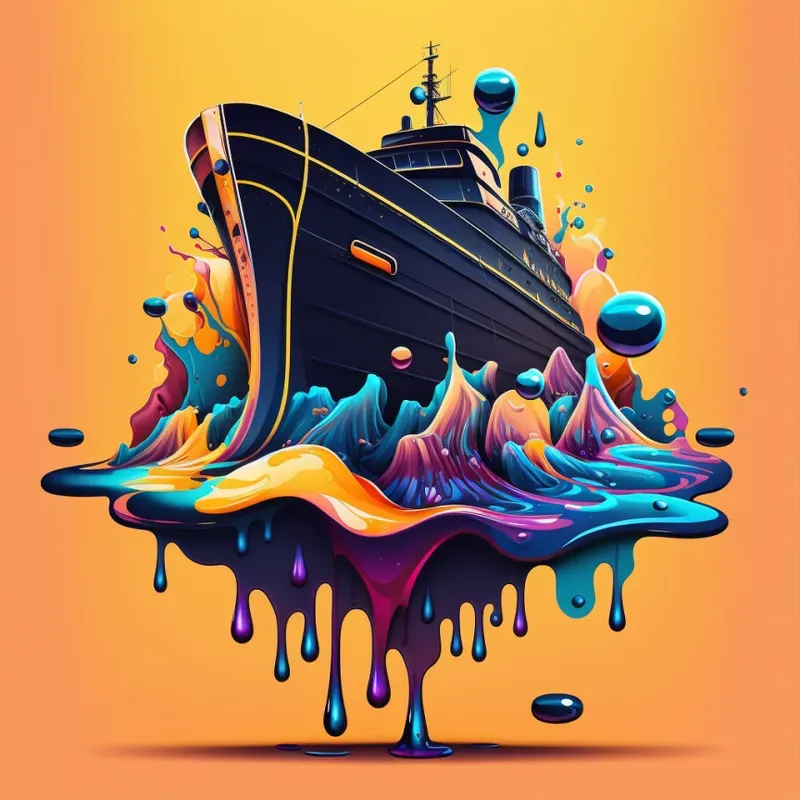 Custom Colorful Slime Logodesigns