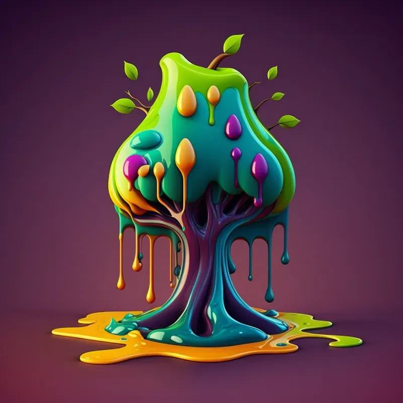 Custom Colorful Slime Logodesigns