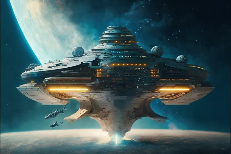 Customizable Alien Spaceship