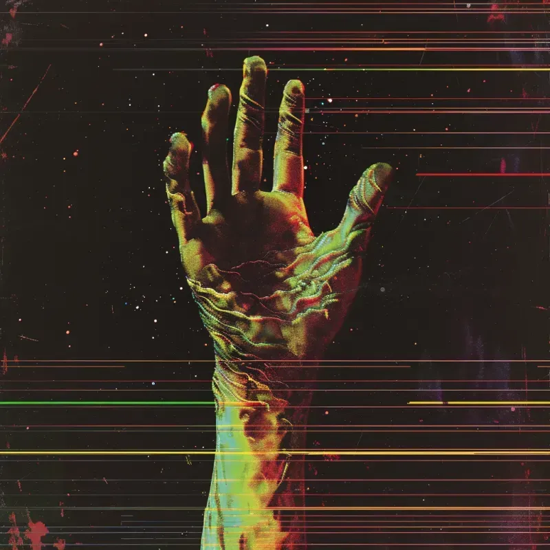 Retro-horror Analog Vhs Glitch Art