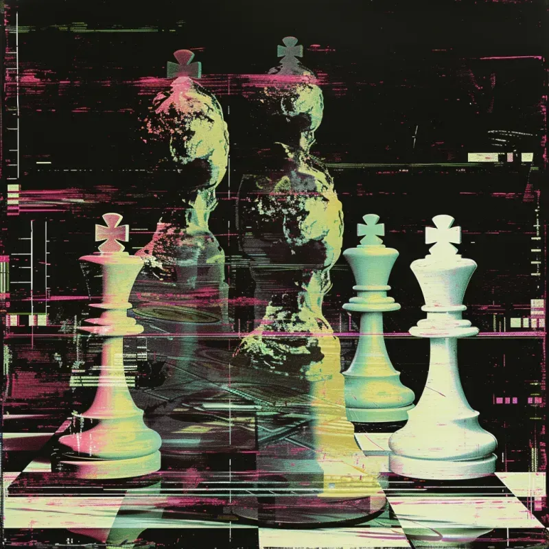 Retro-horror Analog Vhs Glitch Art