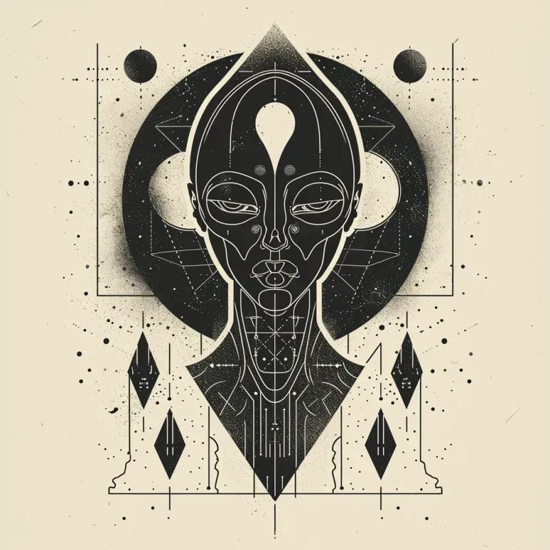 Nihilistic Tarot Card Inspired Artwork