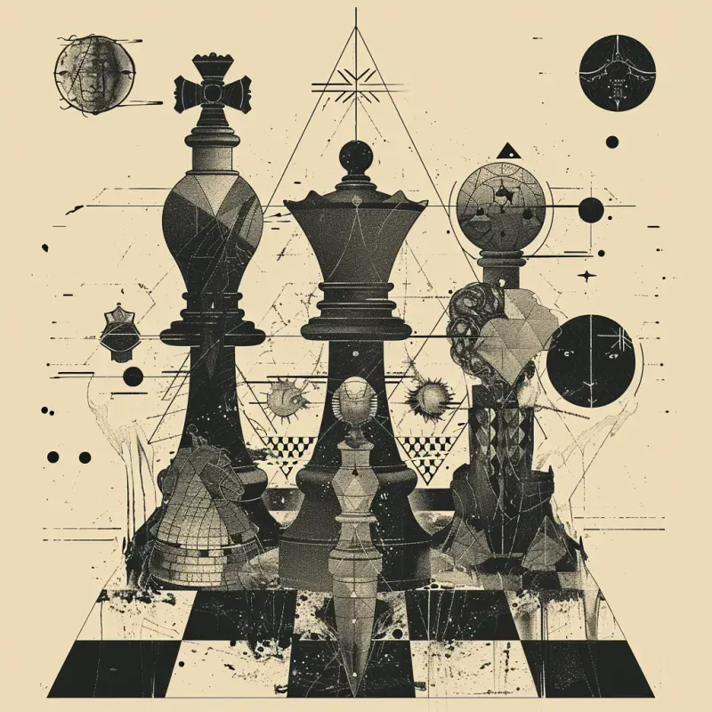 Nihilistic Tarot Card Inspired Artwork