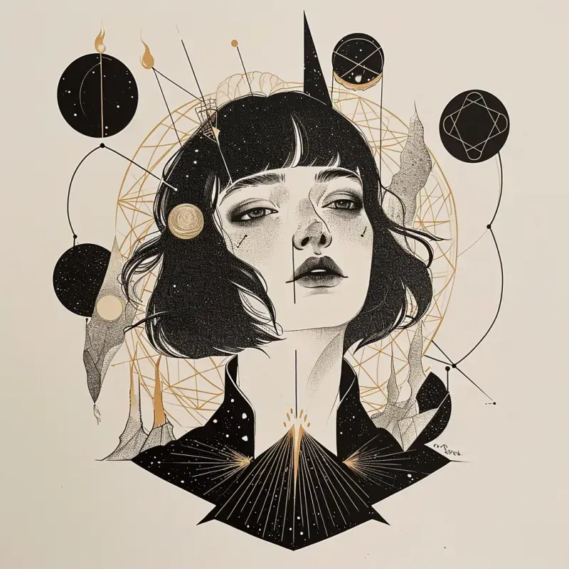 Nihilistic Tarot Card Inspired Artwork