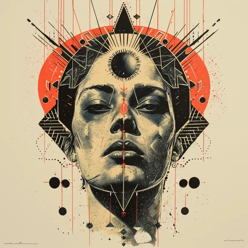 Nihilistic Tarot Card Inspired Artwork