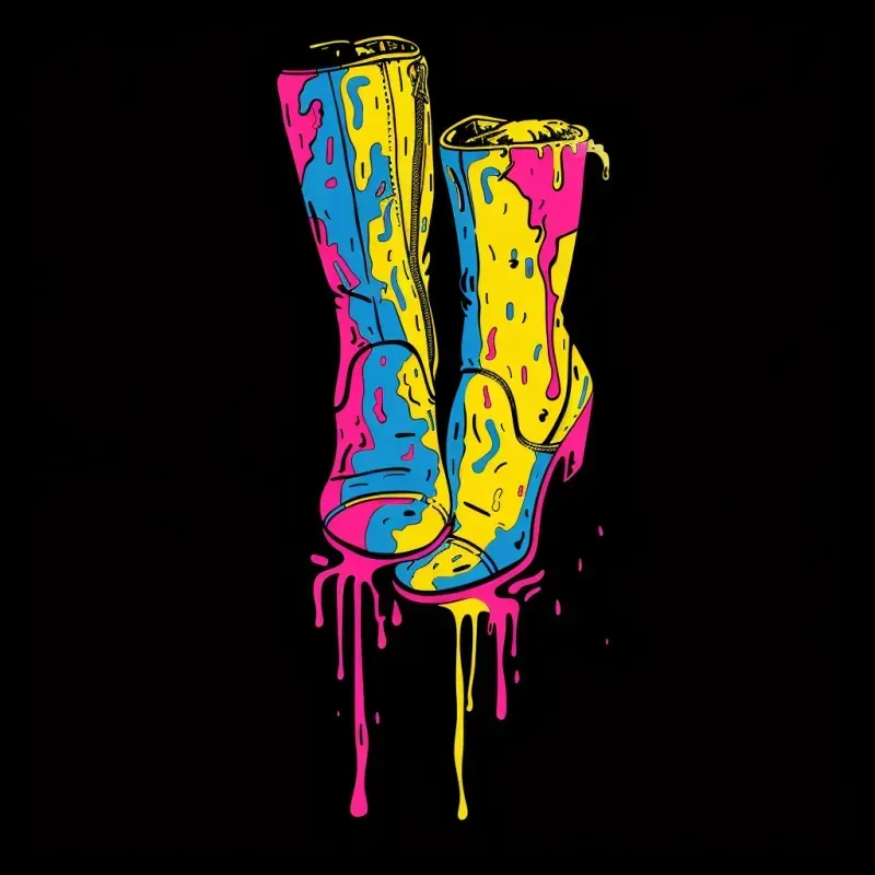 Graffiti Inspired Psychedelic Vector Art
