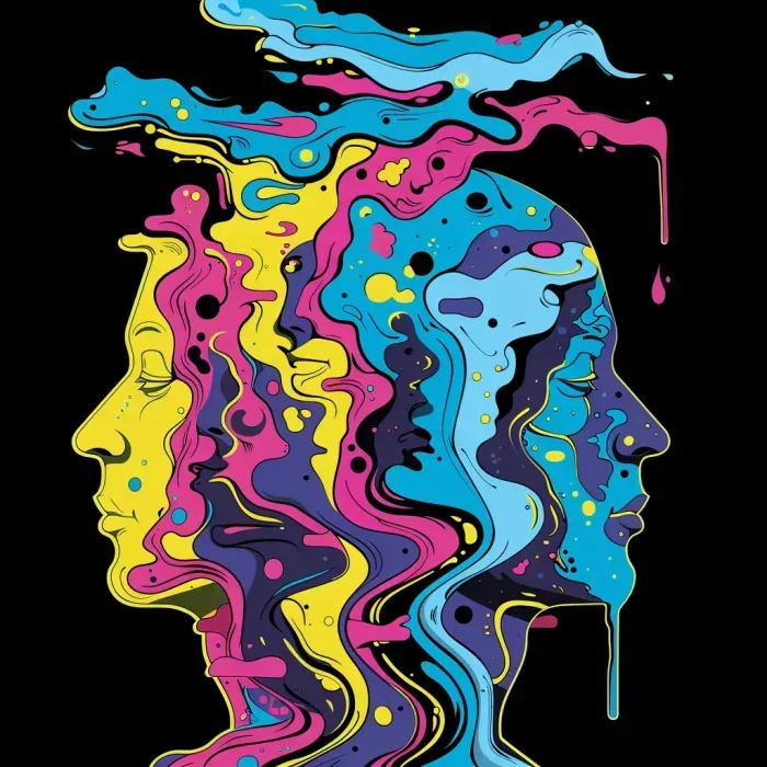 Graffiti Inspired Psychedelic Vector Art