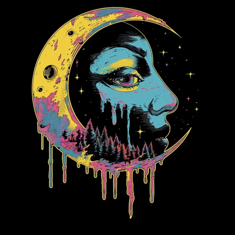 Graffiti Inspired Psychedelic Vector Art