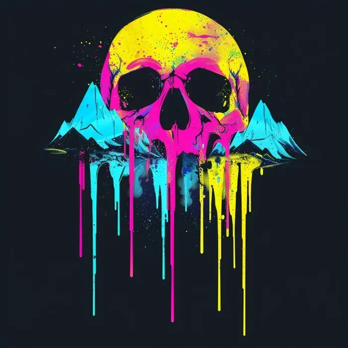 Graffiti Inspired Psychedelic Vector Art