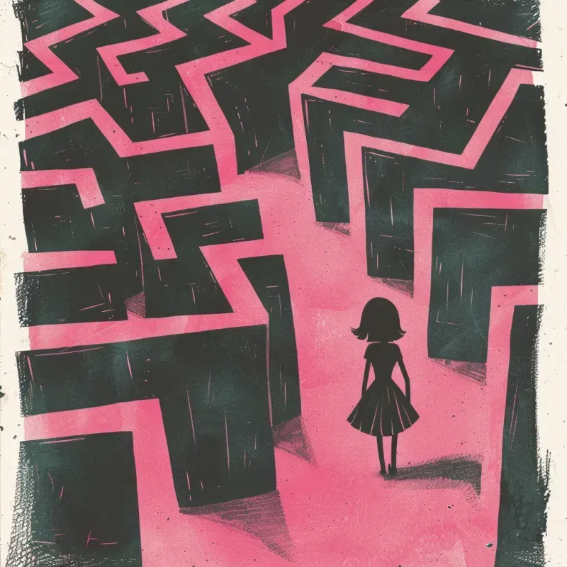 Creepy Uncanny Children Illustrations