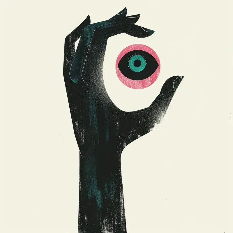 Creepy Uncanny Children Illustrations