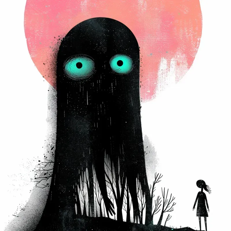 Creepy Uncanny Children Illustrations
