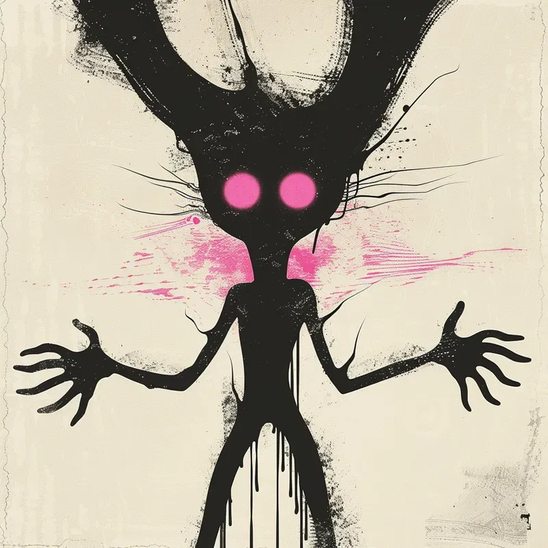 Uncanny Hand Drawn Macabre Cover Art