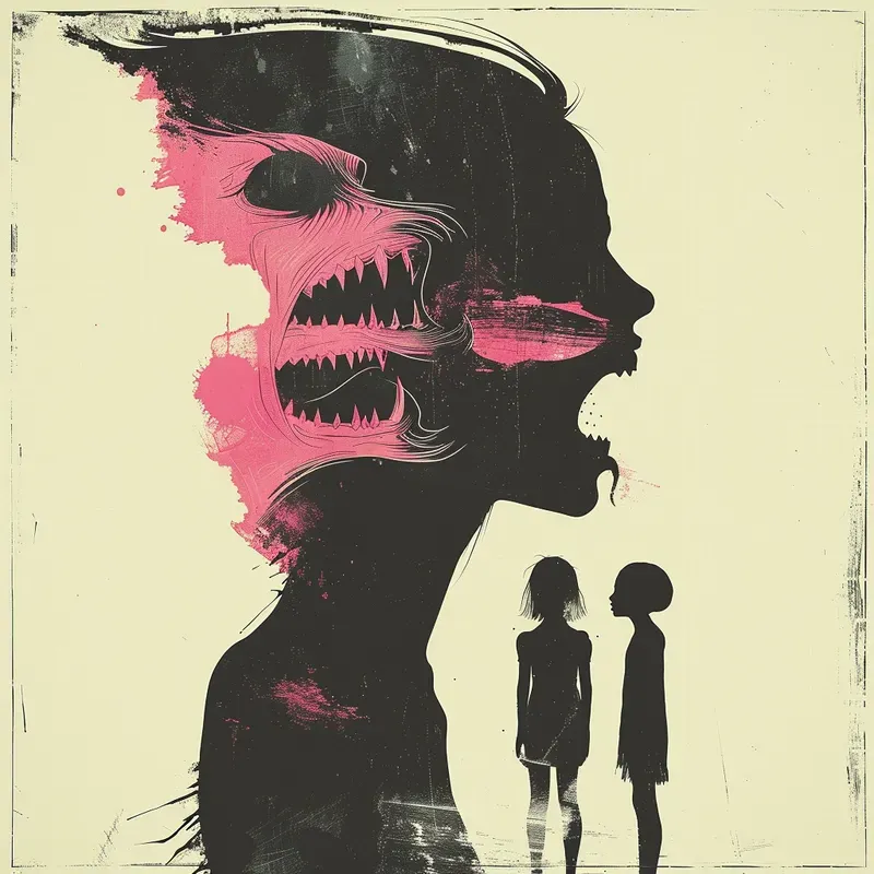 Uncanny Hand Drawn Macabre Cover Art