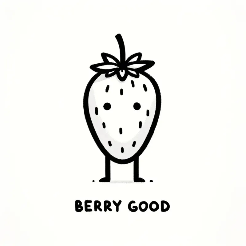Funny Line Art Doodles With Text