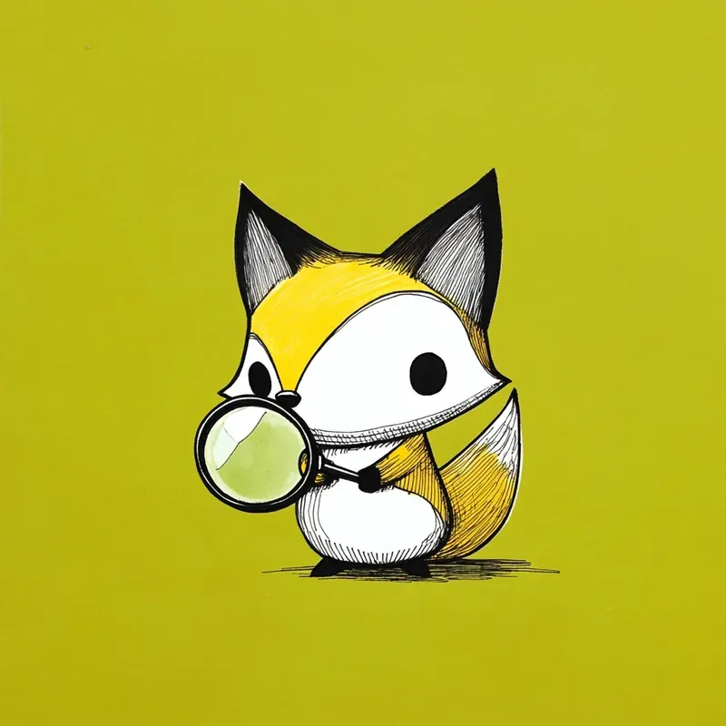 Simplified Cartoon Character Doodles