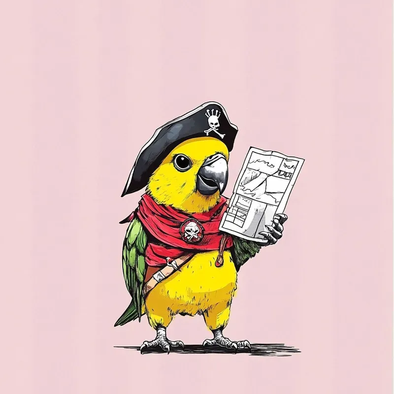 Simplified Cartoon Character Doodles