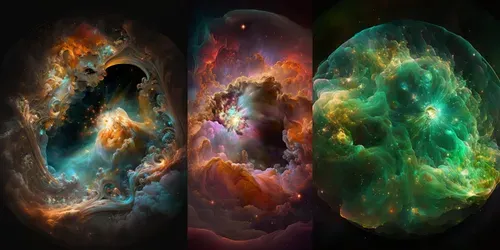 Space Art generated by midjourney