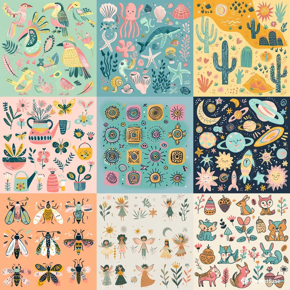 Boho Bliss Doodle Collections