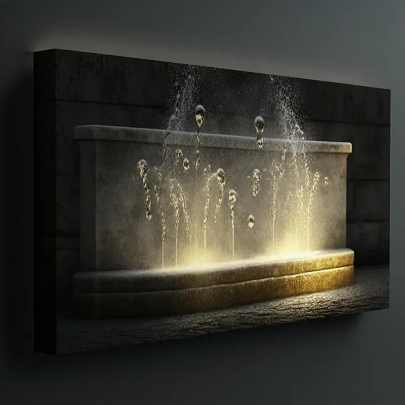 Illuminated Fountains