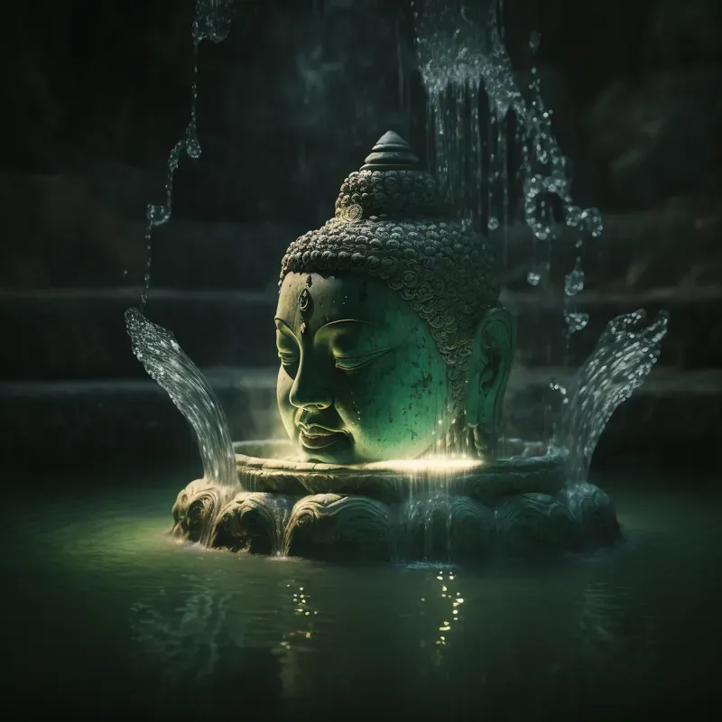 Illuminated Fountains