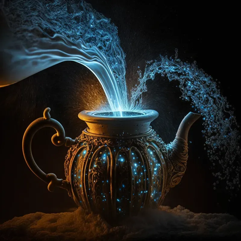 Illuminated Fountains