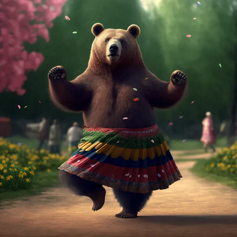 Bears Having Fun