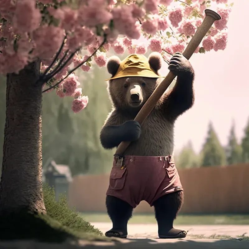 Bears Having Fun