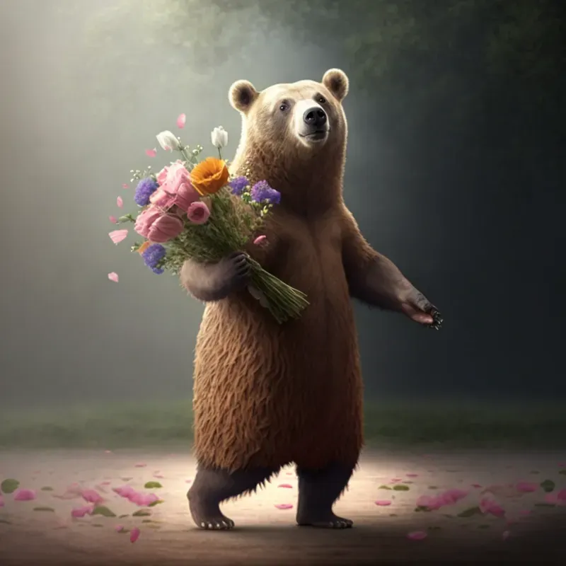 Bears Having Fun