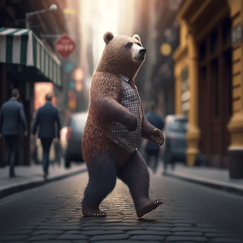 Bears Having Fun