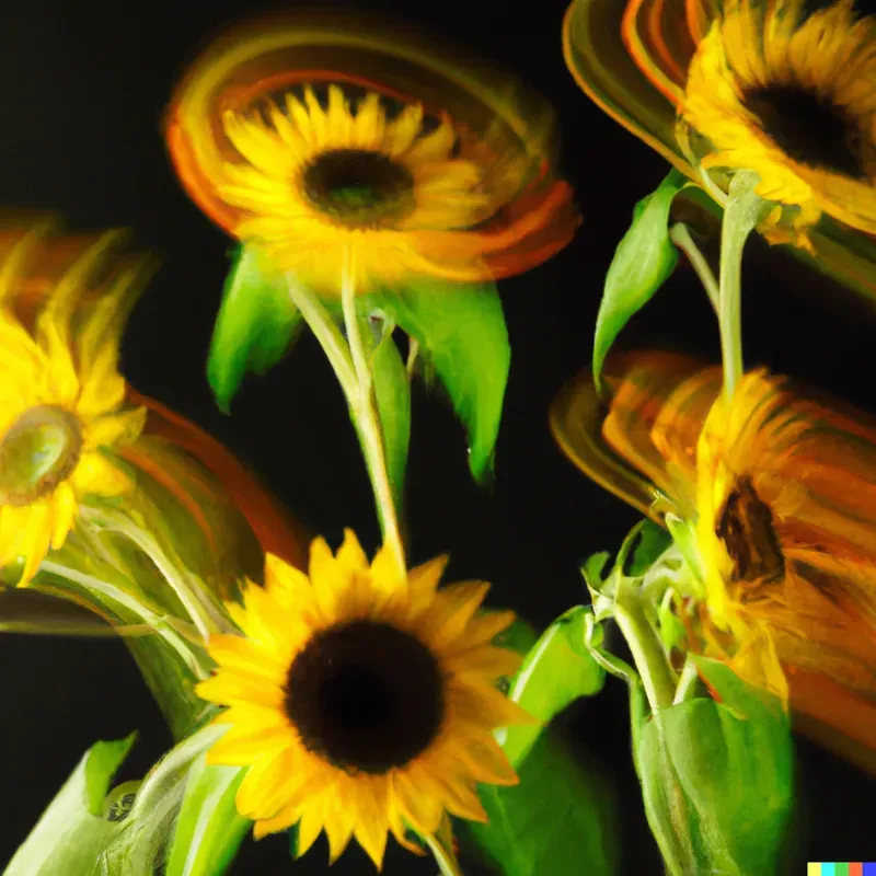 Moving Flower Art