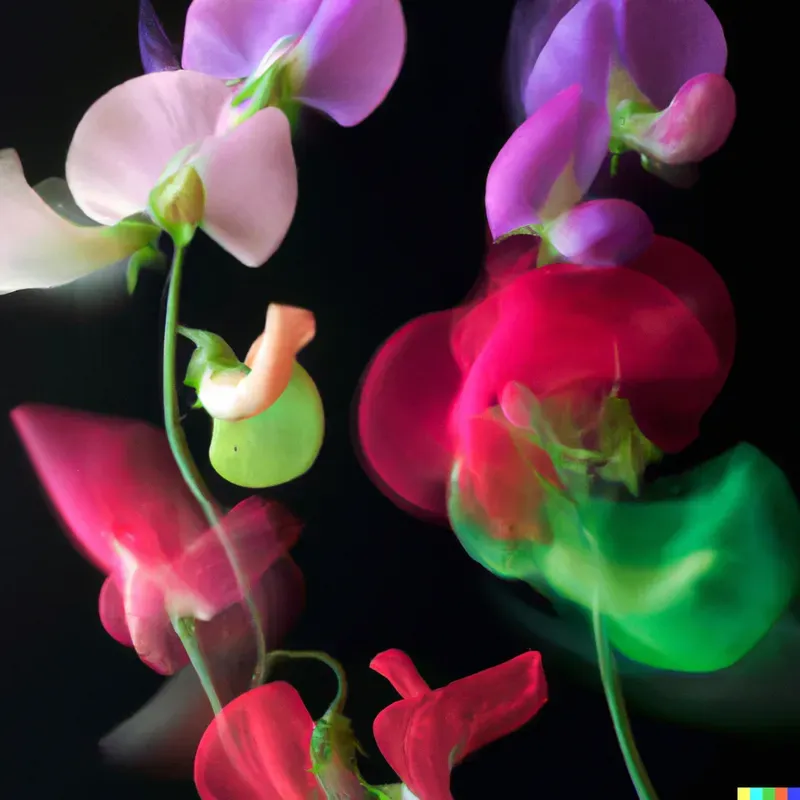 Moving Flower Art