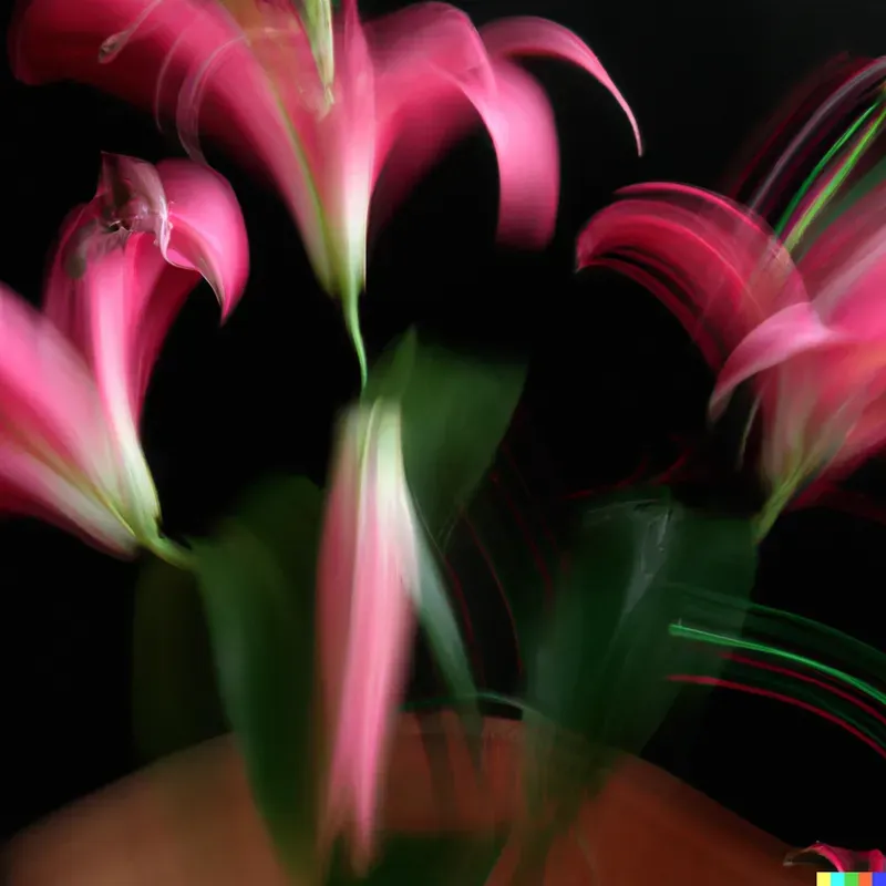 Moving Flower Art
