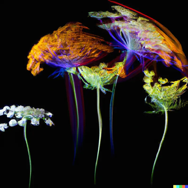 Moving Flower Art