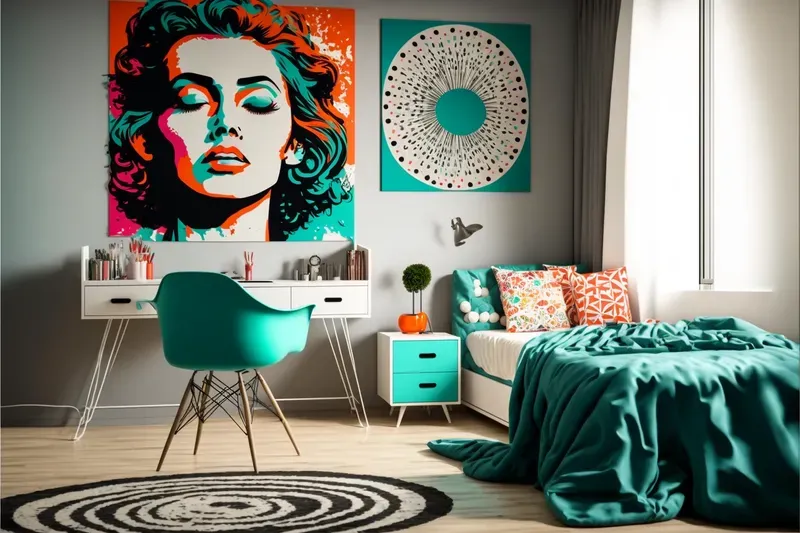 Retro-inspired Rooms