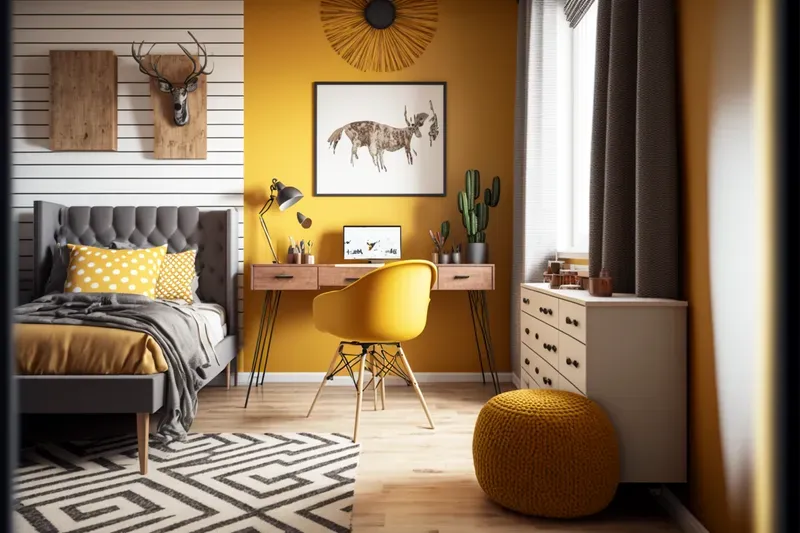Retro-inspired Rooms